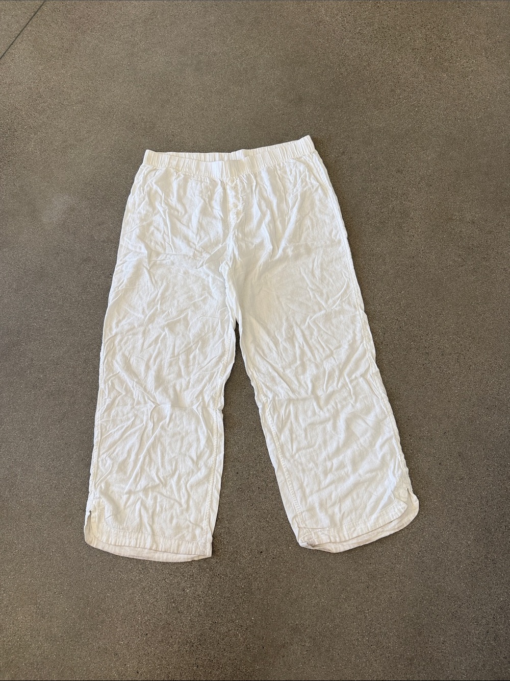 stars above Soft Cream Elastic-Waist Pants